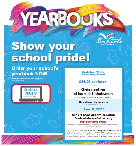 yearbook order information